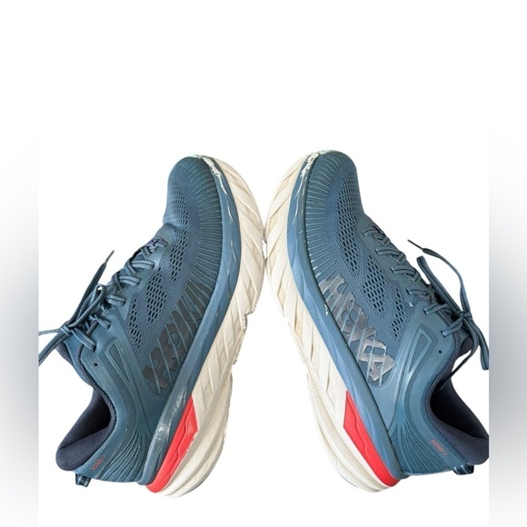 HOKA ONE ONE Bondi 7 Men\'s Athletic Cushioned Running Shoes size 9